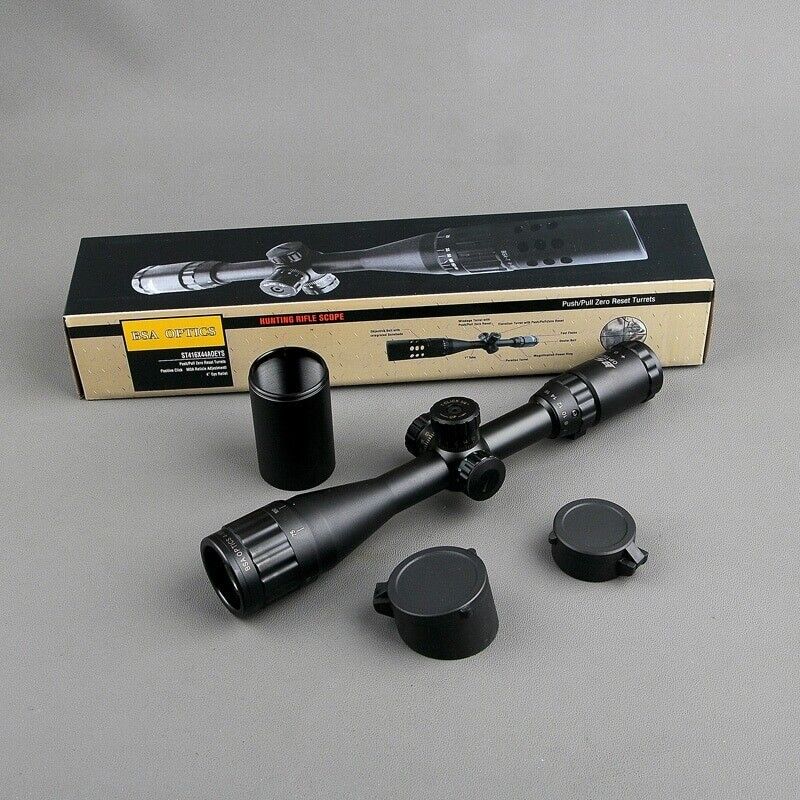 ライフルスコープ 4-16X44 (BSA CATSEYE) BSA Optics 4-16x44 ST Adjustable Optic Sight Green Red Rifle