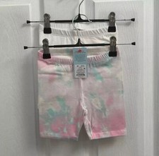 NWT Cat  Jack Toddlers Size 3T Bike Shorts Tie Dye Pull-On Pink