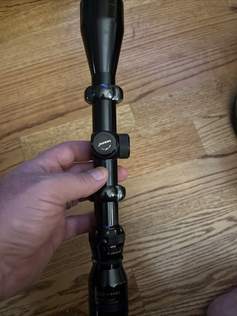 Vintage Tasco #628TR Rifle Scope With Dial In Range Finder W Clear