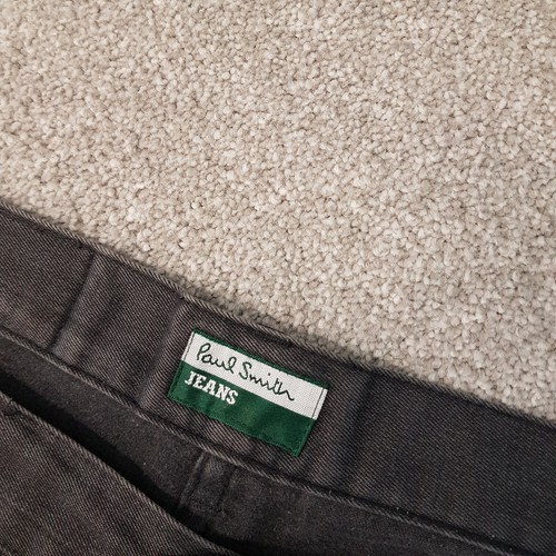Paul Smith Mens Trousers 36x32 Grey Dress Pants Jeans Smart VTG Retro W36 L32 - Picture 3 of 13