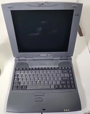 Vintage Toshiba Laptop 1555CDS As Is No Charger No Screen Image Powers On
