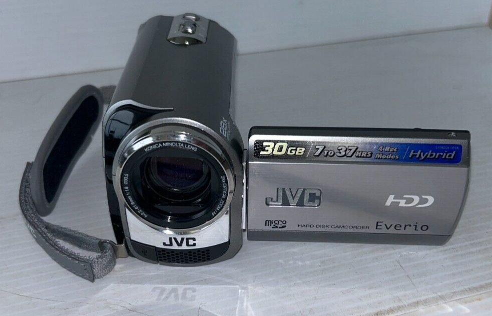 JVC Everio GZMG230U 30GB Hard Disk Camcorder Untested No Charger