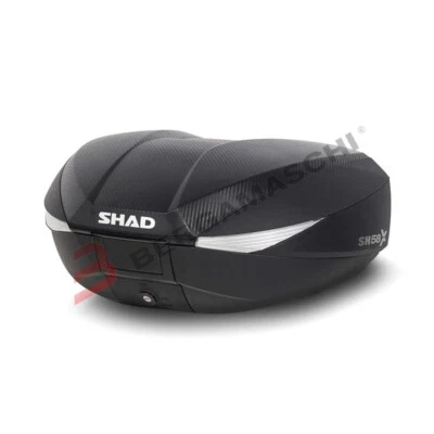 COFFRE MOTO SCOOTER SHAD SH58X L/XL/XXL COUVERTURE CARBONE EXTENSIBLE SH 58LT - Photo 1/4