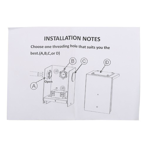 Caja de toma de corriente generador de 30 amperios NEMA L14-30R 125/250 4 clavijas - Imagen 13 de 13