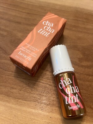 Benefit Cosmetics Lip & Cheek Stain Cha Cha Tint .2 oz Brand New In Box 