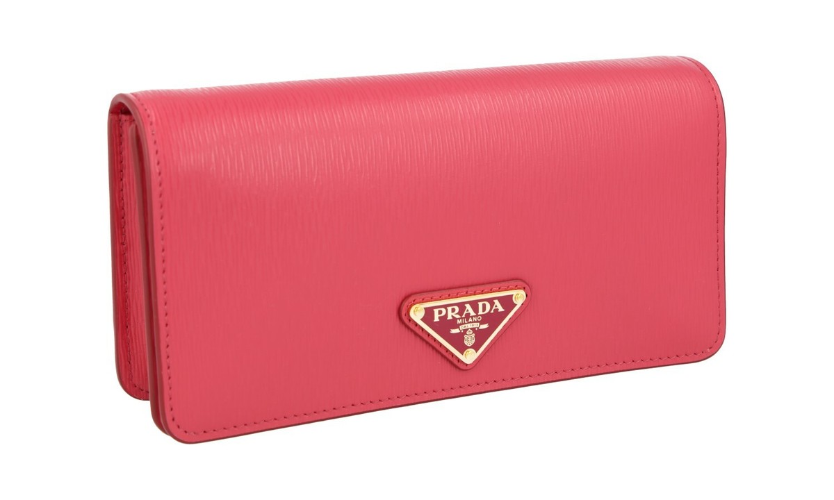 AUTH LUXURY PRADA SHOULDER BAG HANDBAG 1BP021 PINK LEATHER