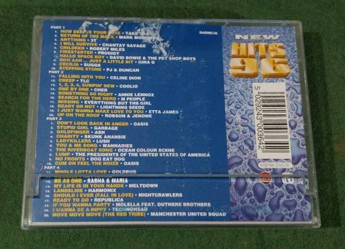 NEW HITS 96: Various Artists (Sony 1996) UK Cassete Tapes X 2 - Picture 2 of 4
