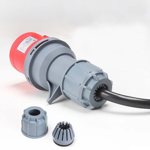 CEE Adapter 32A 5-Pol Stecker auf 16A Kupplung Starkstrom Kabel 0.5m IP44 - Bild 19 von 20