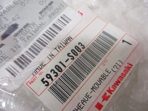 GENUINE NEW KAWASAKI KFX80 MOVABLE SHEAVE 2003-2006 - Imagen 3 de 3