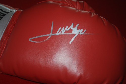 JAMIE MUNGUIA Signed Everlast laced boxing glove Beckett COA BF28923 - Picture 2 of 4