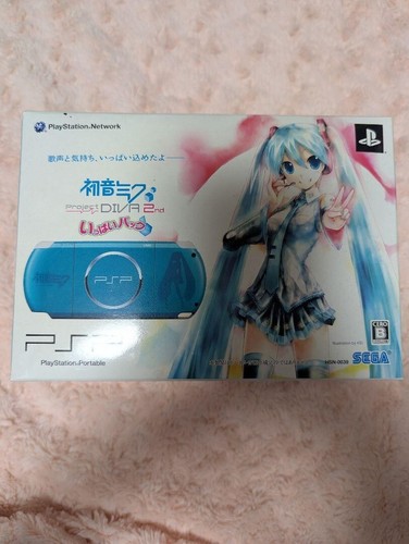 Sony PSP 3000 Console Hatsune Miku Project DIVA 2nd Ippai Pack From Japan Rare - Picture 2 of 19