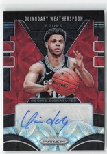 Quinndary Weatherspoon 2019-20 Panini Prizm Rookie Signatures Choice #RS-QWT RC