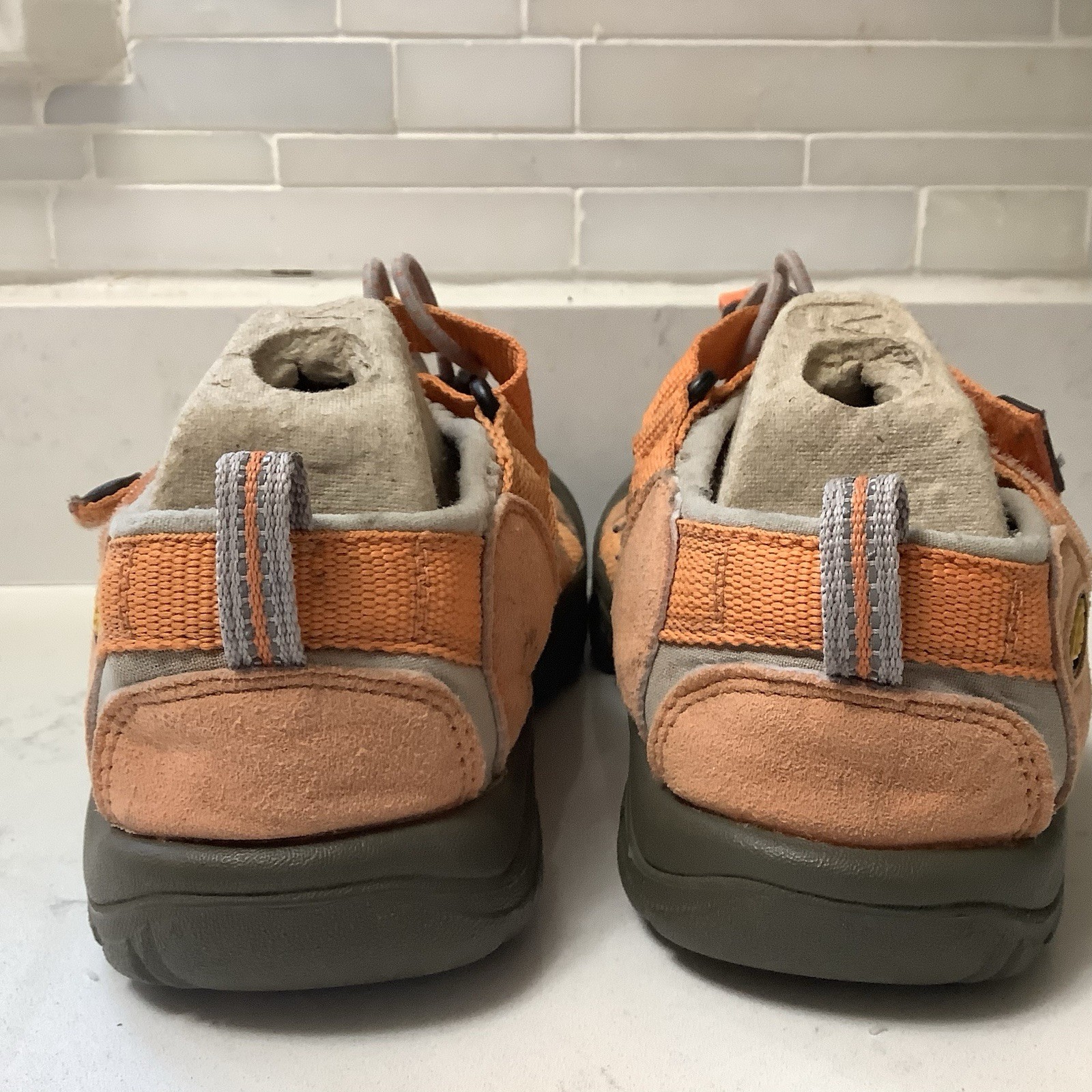 Sandali impermeabili KEEN Newport H2 arancione brillante gioco quotidiano giovani taglia 2