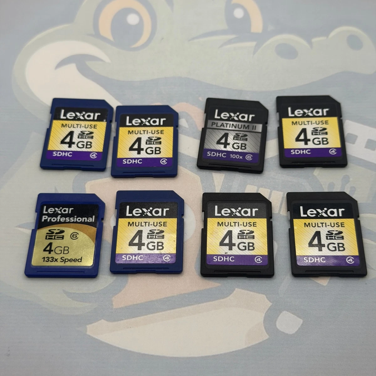LOT 19 Micro SDHC Toshiba LEXAR Cartes Carte Memoire 4Go x19 76Go