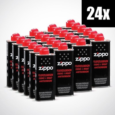24er Set Zippo Feuerzeugbenzin 125ml Original Lighter Fluid Benzin f. Feuerzeuge
