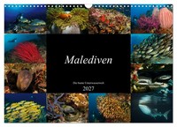 Calendar 2027 · US Version · Maldives - The Colorful Underwater World (Wall Cale