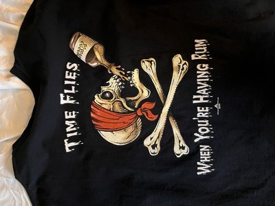 Black St. Augustine, Florida Time Flies When You re Having Rum T-Shirt Size XL