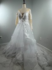 Elegant Wedding Dress,size:16W,-078
