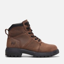 Men's Timberland PRO Montauk 6" Steel Toe Work Boot MODERN BROWN TAN SAFETY NEW