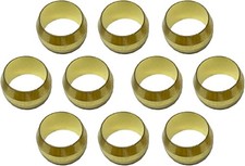 Brass Compression Fitting Ferrule Sleeve Tube Fitting - 5/16" Tube OD