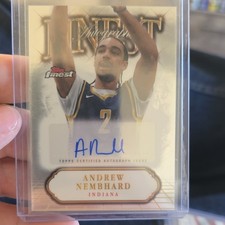 Topps 2024-25 Finest Andrew Nembhard Indiana Pacers Autograph #FA-ANE