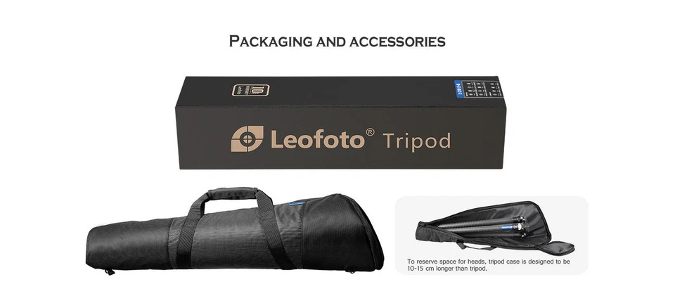 Leofoto Tripod w/ 100mm Bowl+Platform |Outdoor Shooting w/Head - LM-403CX+MH-60 - Image 4 of 4