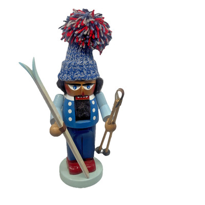 STEINBACH SKIER NUTCRACKER , 1997, Germany S729 Handmade