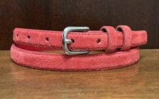 Banana Republic Pink Suede Upper Belt Sz S 3/4 Wide MM Lining GUC