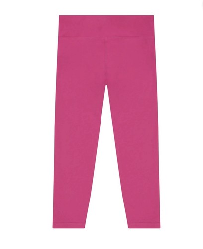 Reebok Little Girls Polyester Spandex Pink 7/8 Leggings, Size XL (14/16) NEW - Picture 4 of 4