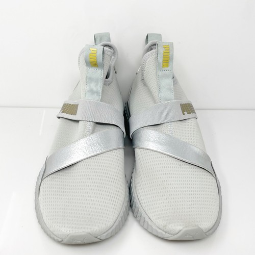Puma Womens Defy Mid Metal 193044-02 Gray Running Shoes Sneakers Size 8.5 - Picture 11 of 12