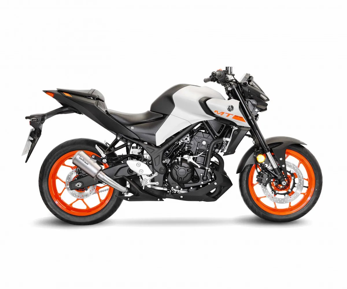 LeoVince slip-on exhaust LV-10 Not Homologated EURO 4 for YAMAHA MT-03 2020