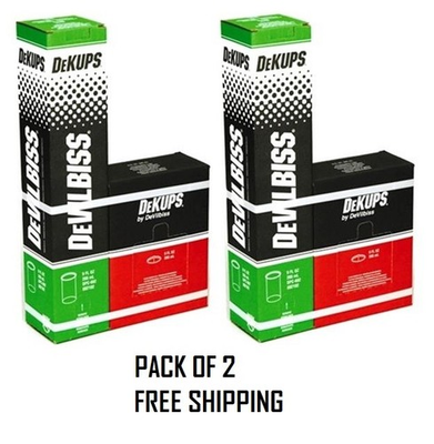 #ad Devilbiss DeKups DPC602 Gravity Feed 9 oz Disposable Cups and Lids Pack of 2 $129.99