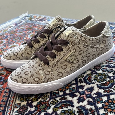 Guess Damen Sneaker,  Beige Gold Gr. 39,5 EU Neu Collection 2025 Sommer