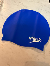 Speedo Blue Silicone Swim Cap