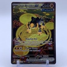 Pokémon TCG Iron Boulder EX Temporal Forces 207/162 Holo Card