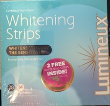 Lumineux Teeth Whitening Strips, 14 Treatments, Sensitivity Free, Non Toxic