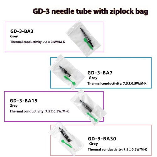 1 Piece GD-3 Thermal Paste Performance Thermal Conductive Grease Paste 7.5 W/MK - Afbeelding 4 van 22