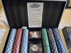 Poker Chip Set Texas Hold’em Case + 2 Poker Chip Refill Boxes Casino Style 16lb — photo 3