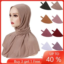 Muslim Underscarf Hijab Hat Full Cover Amira Headscarf Shawl Inner Ninja Cap Hat