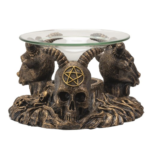 Pacific Giftware Baphomet Ölbrenner - Kaltgussharz, 3,13" Höhe, 12er-Pack - Bild 1 von 3