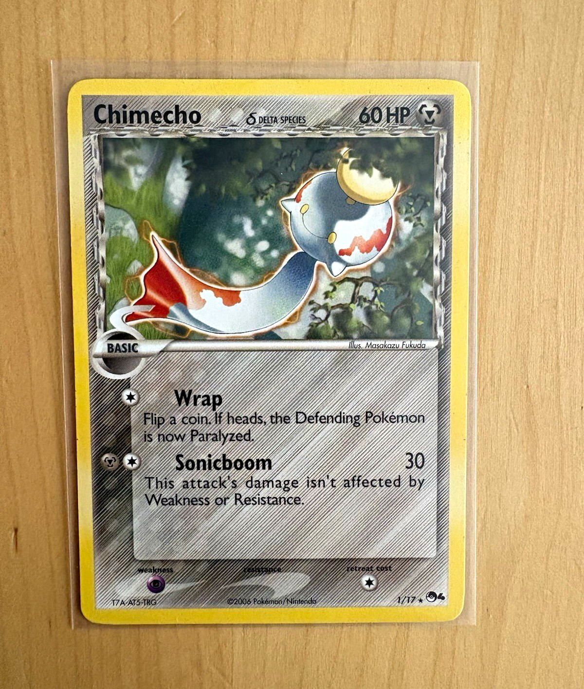 Pokémon TCG Chimecho Delta Species 1/17 Rare 2006 English Pop series 4