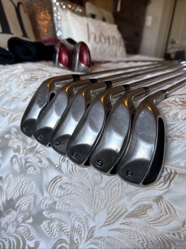 Nike CPR Hybrid Combo Set 5-PW 22 + 26 w Headcovers Steel Tru Temper OEM - Image 2 of 4