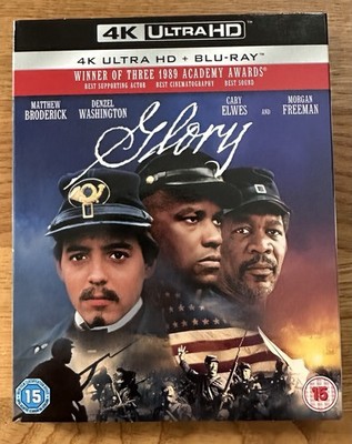 Glory 4K UHD Blu-ray Slipcover Denzel Washington