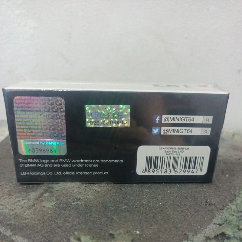 Mini GT #192 - LBWK LB WORKS BMW M4 Baby Blue MGT00192 - Box | eBay