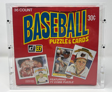 Acrylic Display Case Magnetic Lid FITS 1983 Donruss Baseball CELLO 36 Pack Box