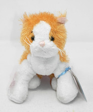 GANZ Webkinz Lil Kinz Orange Cat Plush With Sealed Code HS017 Beanbag Kitten