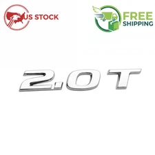 FOR HONDA 2.0T SPORT CHROME REAR TRUNK LID LOGO BADGE NAMEPLATE EMBLEM