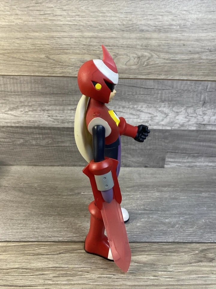 Figura de acción Mega Man NT Warrior Protoman 10" Mattel 2004 Foto 4 de 4