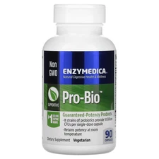 2 X Enzymedica, Pro-Bio, Guaranteed Potency Probiotic, 90 Capsules