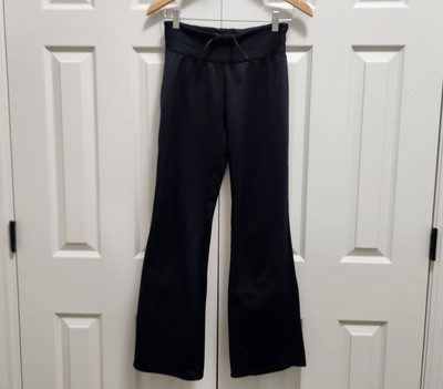 Women's COLUMBIA Titanium HoneyBee II Low Rise Fleece Lined Black Pants Sz XS